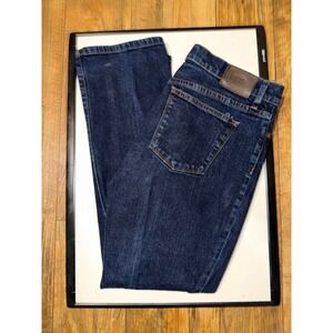 Lauren Ralph Lauren Jeans Co Womens Straight Leg Indigo Blue Denim Jeans Size 10